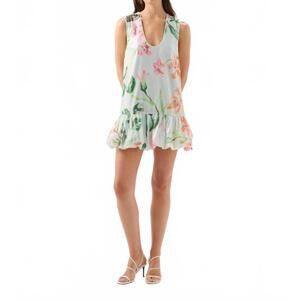 NEW ROAME bambi sequin mini dress in tucano